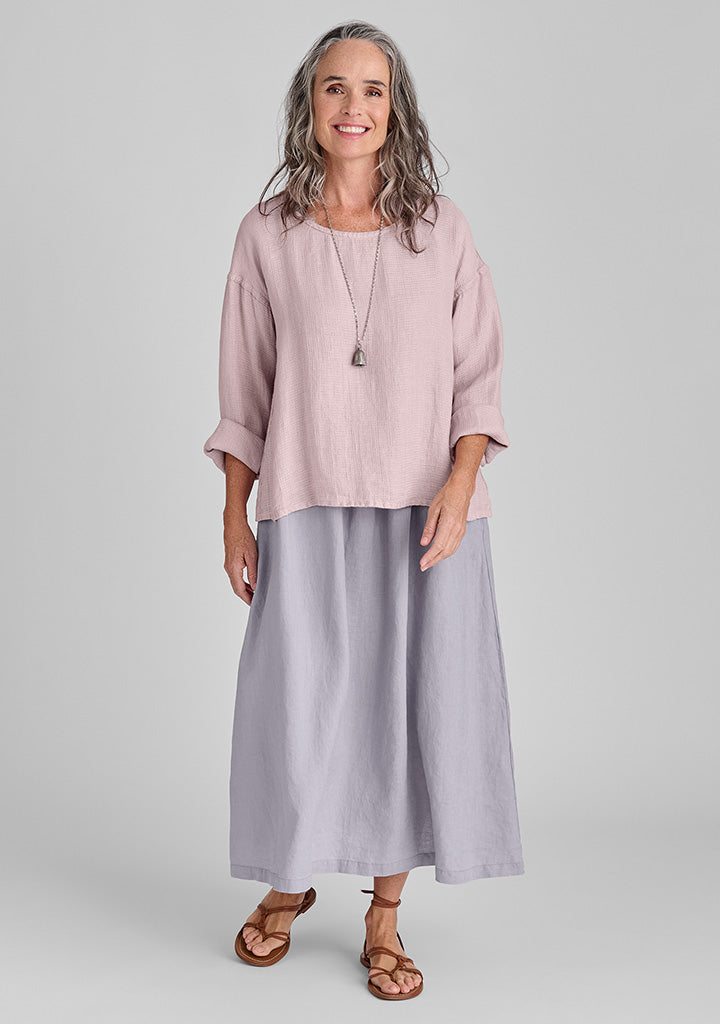 Easy Tee - Long Sleeve Linen Shirt