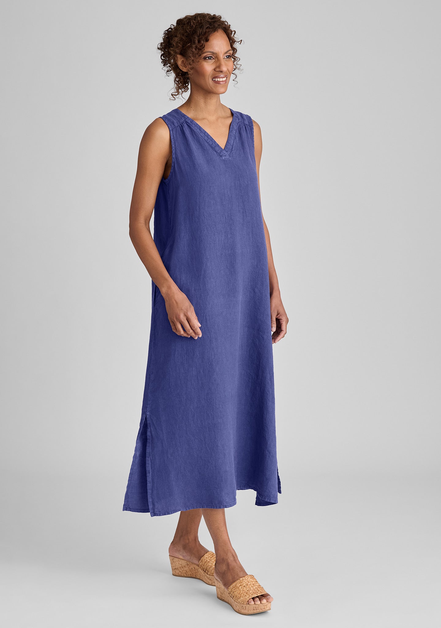 Calypso Dress - Sleeveless Linen Dress
