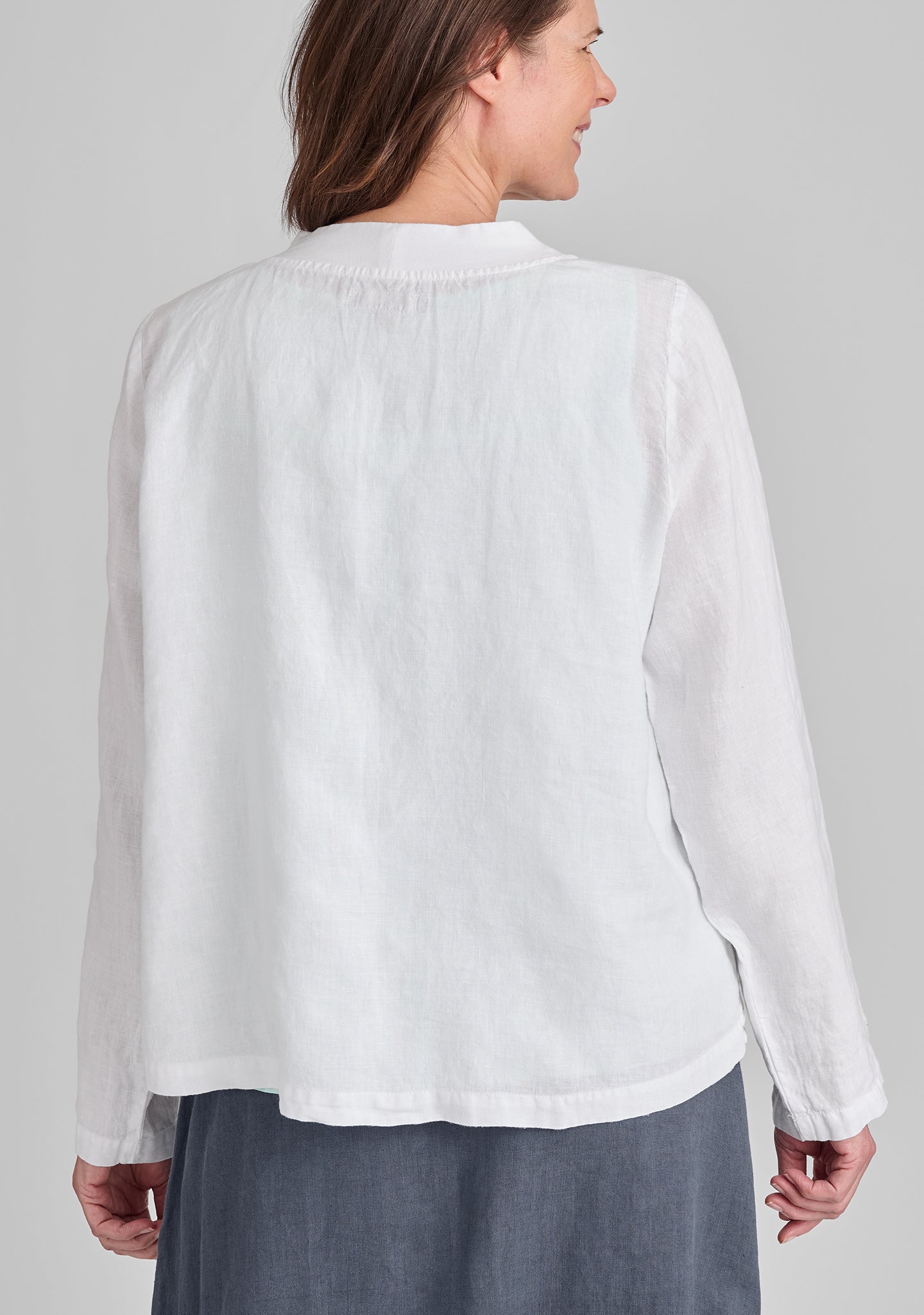 Chelsea Pullover - Long Sleeve Linen Shirt