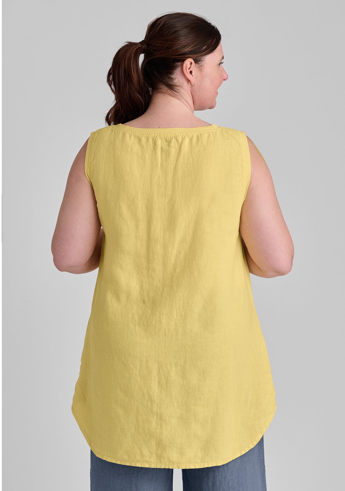 Coastal Tunic - Linen Tank Top
