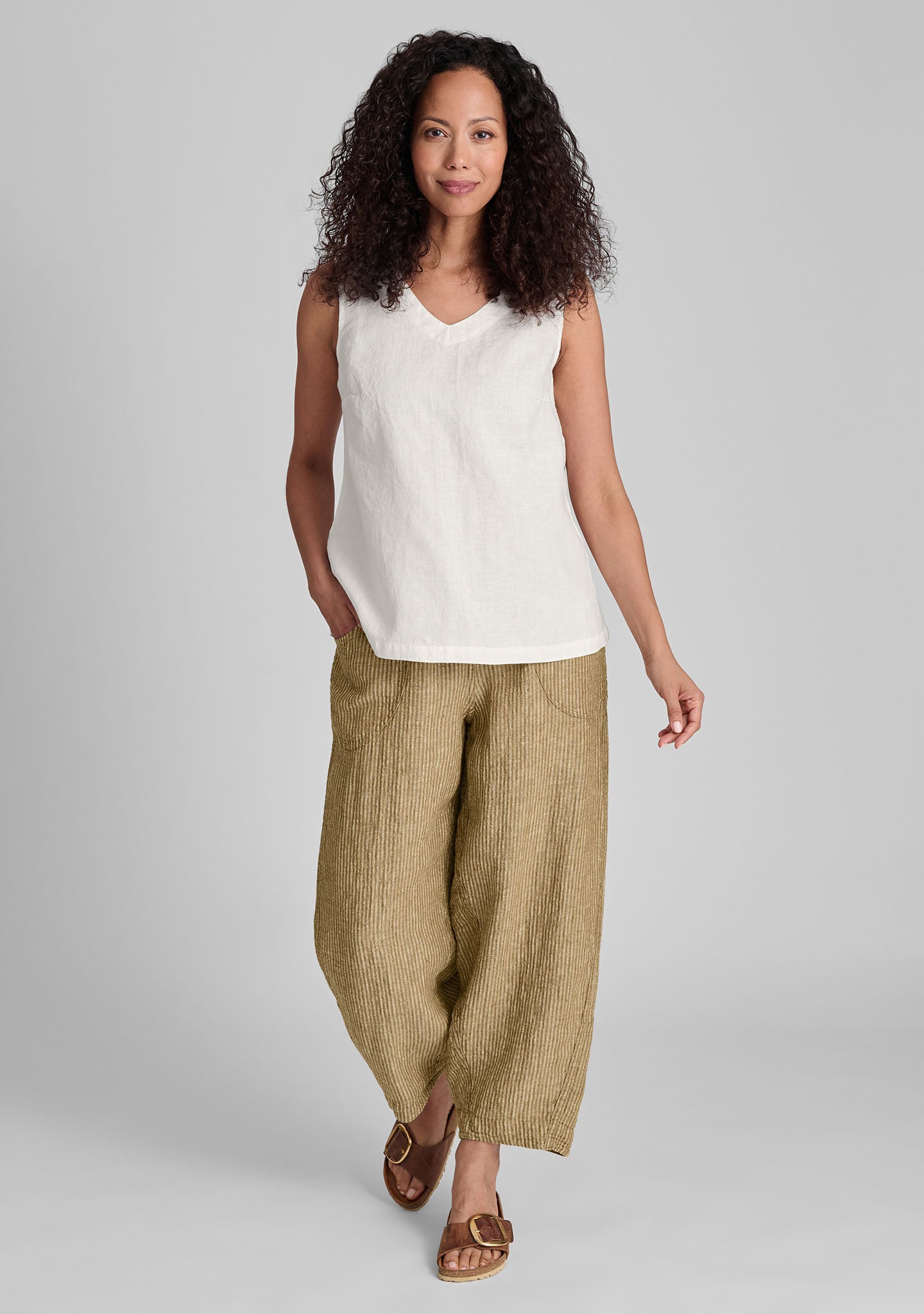 Gem Tank - Linen Tank Top