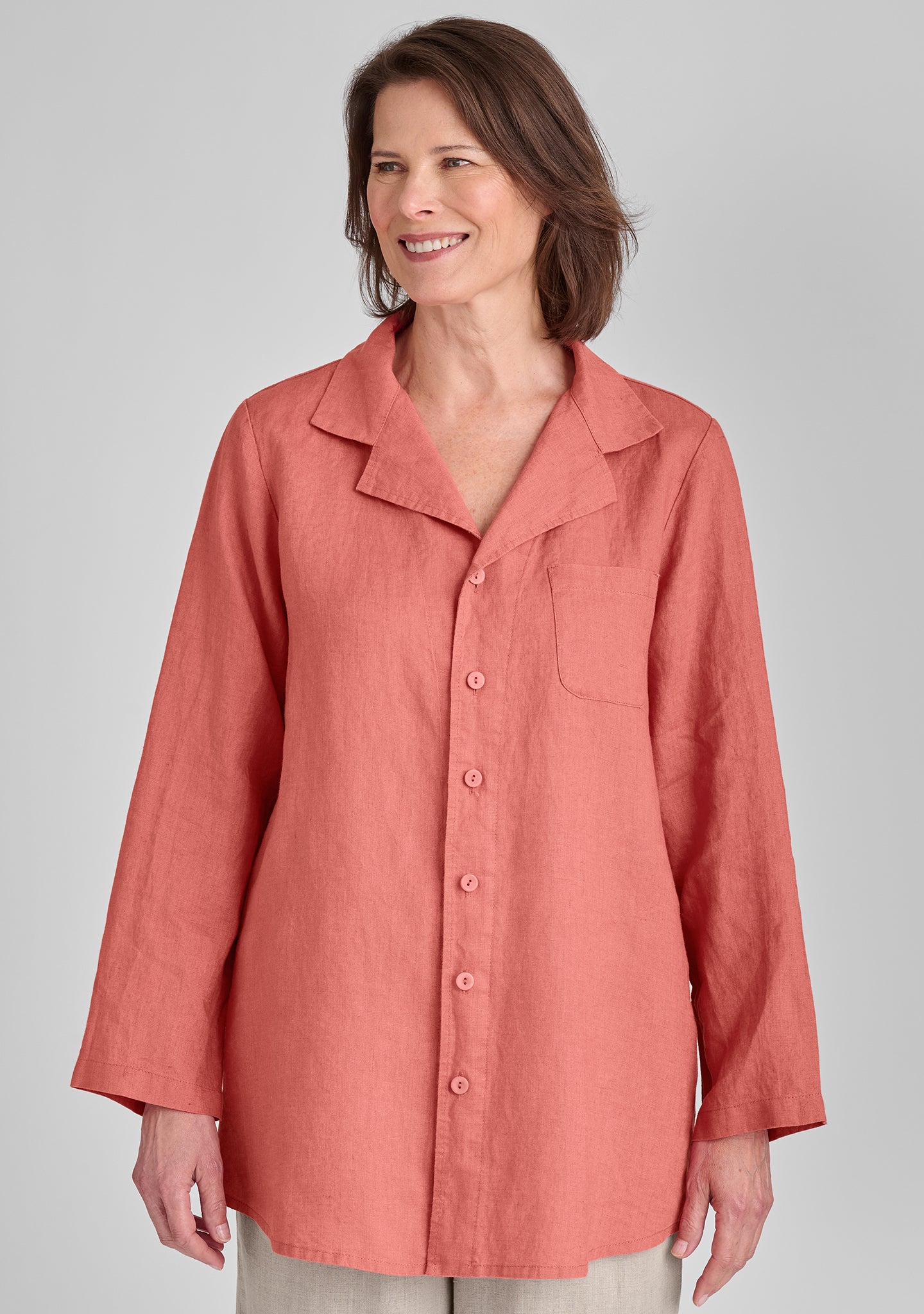 Anniversary Shirt - Linen Button Down Shirt - FINAL SALE
