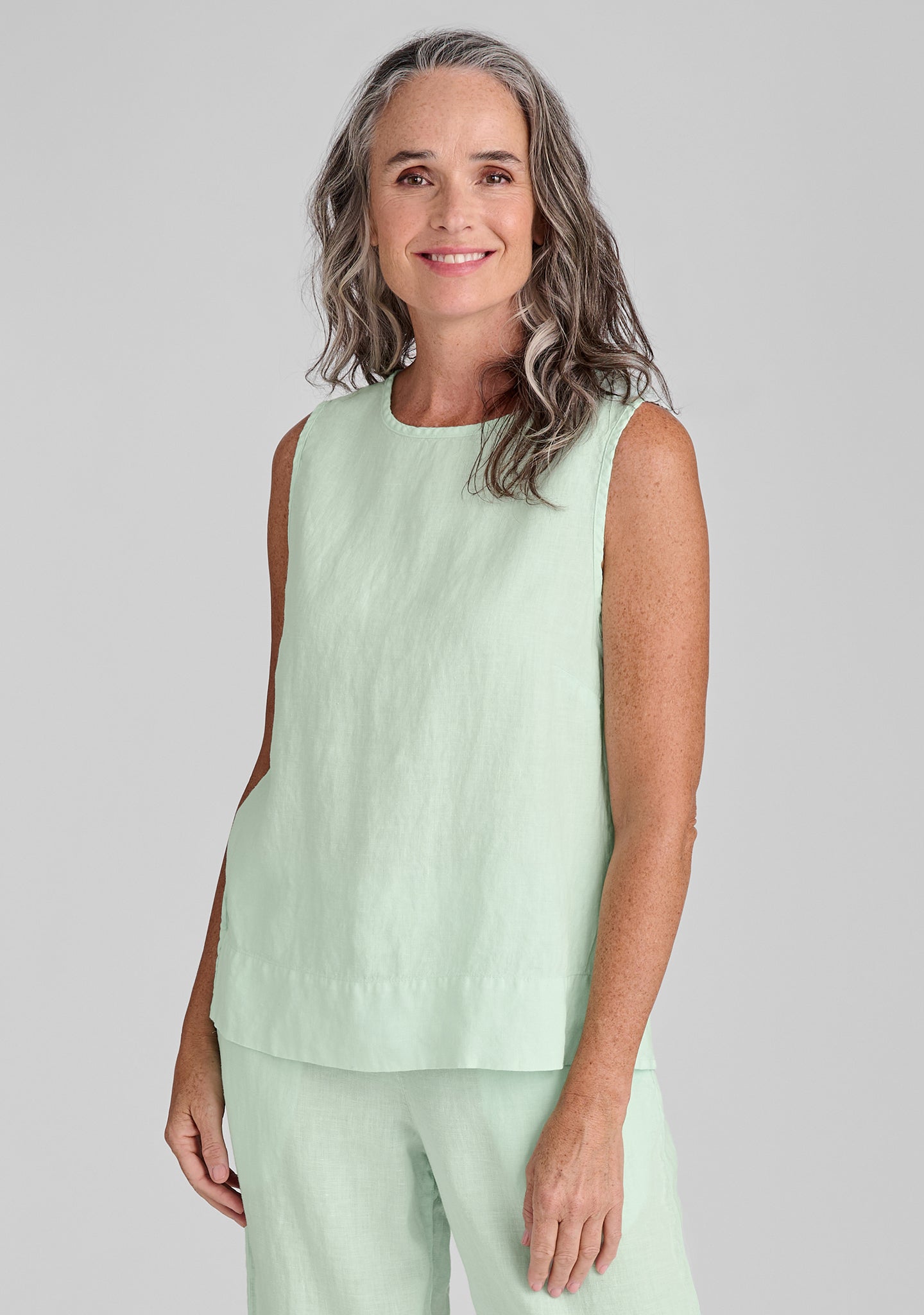 Roadie Top - Linen Tank Top