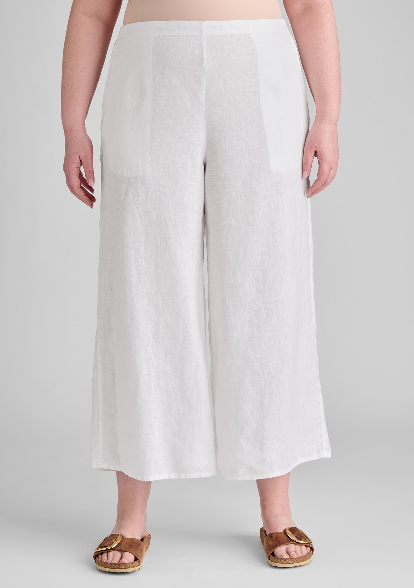 Sociable Flood - Wide Leg Linen Pants