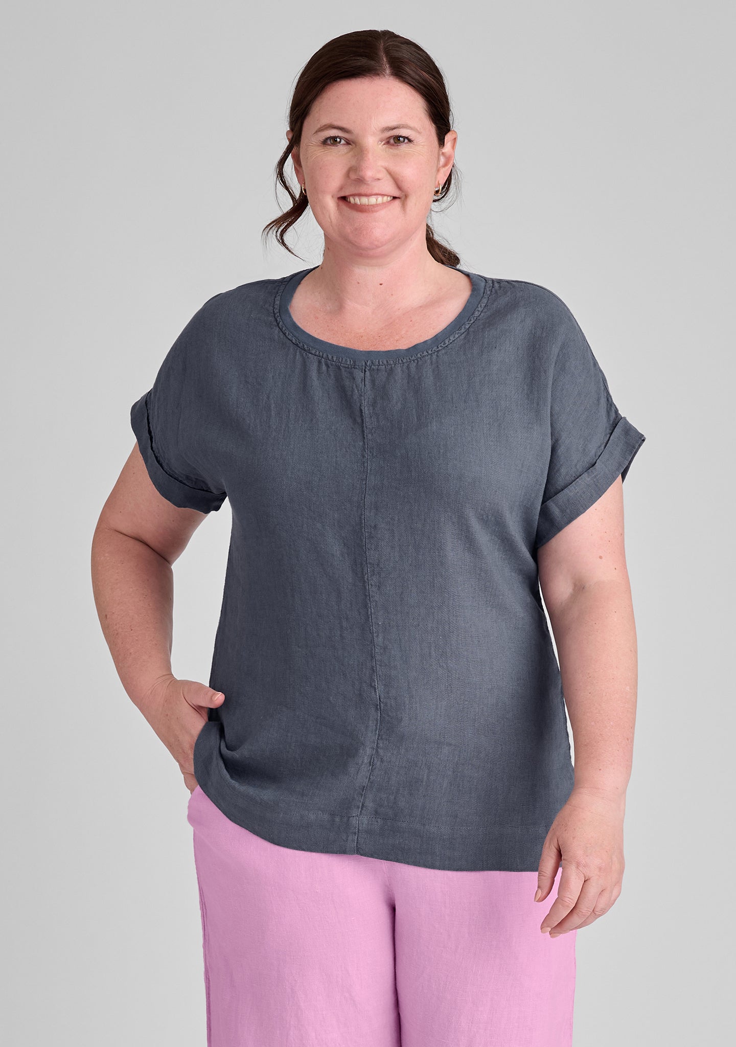 Tee Top - Linen T Shirt